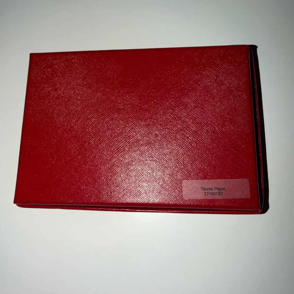Cartier Tennis Player Stationery Set Blue Note Cards 27100182 set of 6